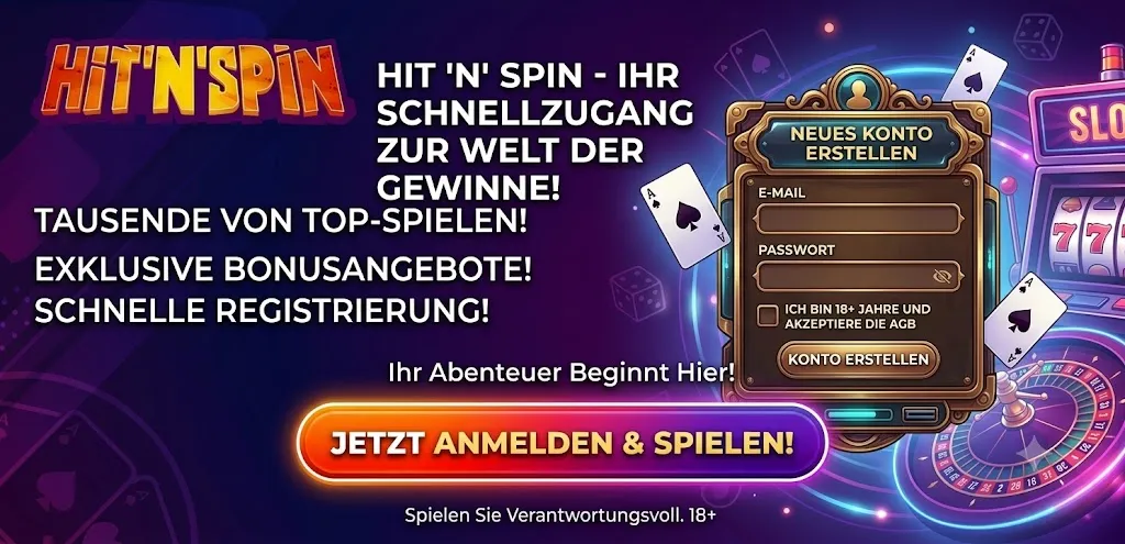 HitnSpin Registrierung