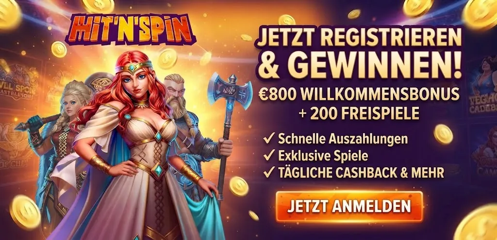 HitnSpin Casino Registrierungsformular